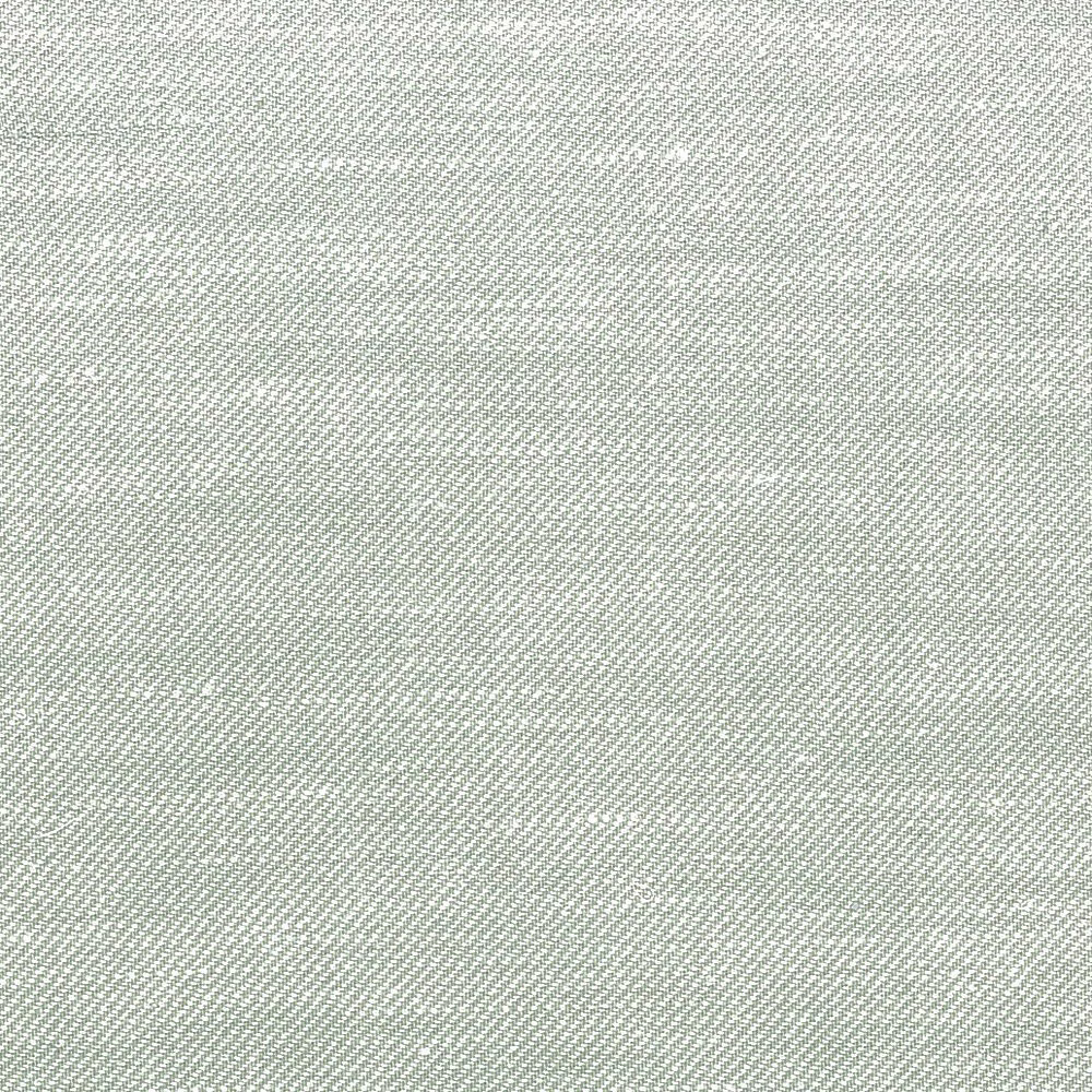 Pale asparagus-green silk-blend weave with a fine diagonal texture
