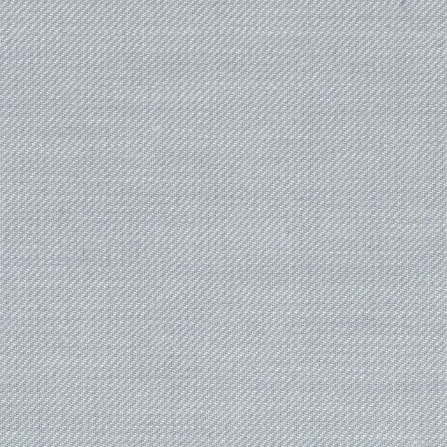 Pale blue-grey textile with a fine diagonal weave and softly reflective surface