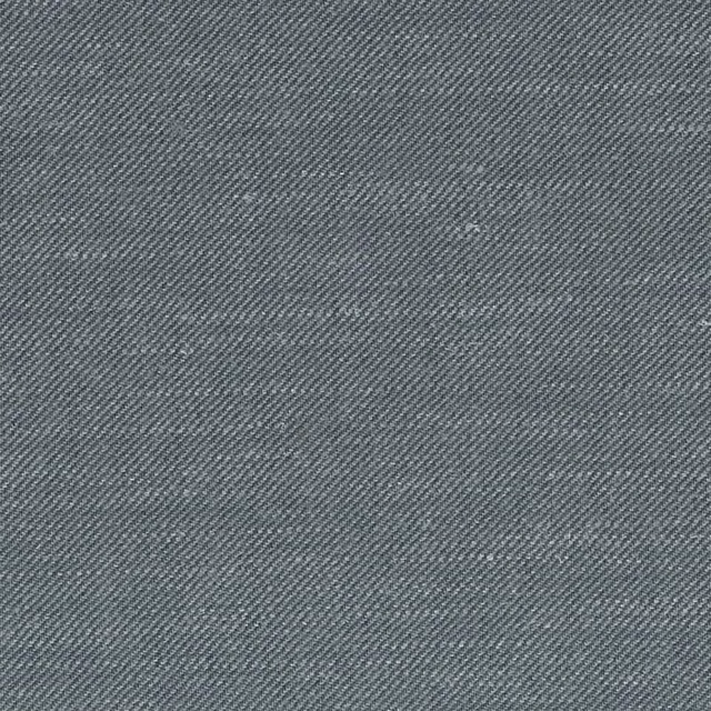 Cool fog-grey textile with a fine charcoal diagonal weave and softly varied surface