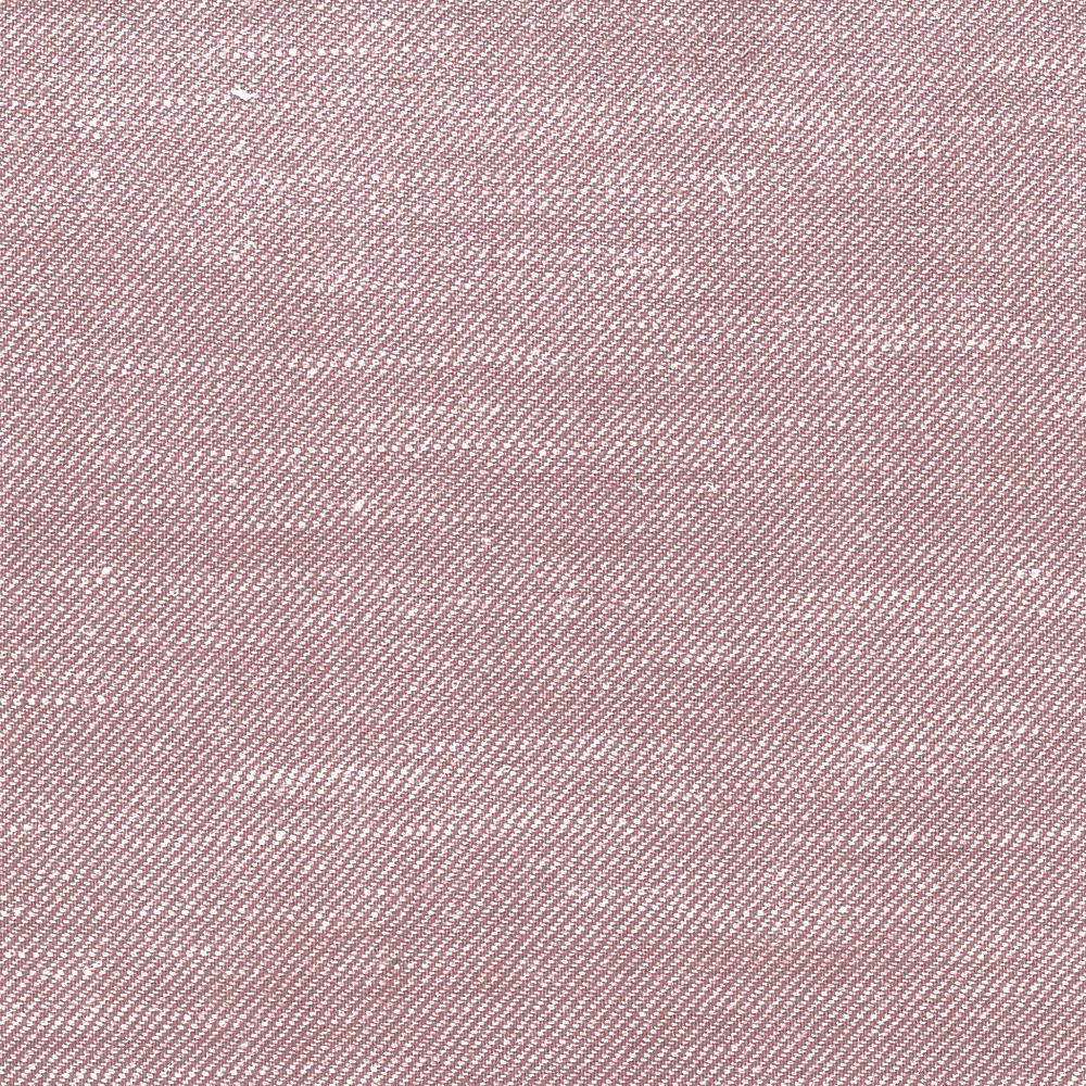 Close-up of dusty rose fuzzy weave with fine ivory diagonal threads