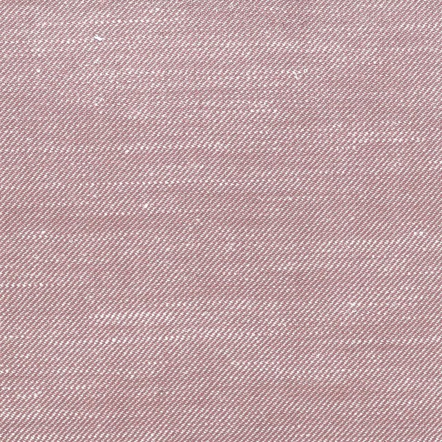 Close-up of dusty rose fuzzy weave with fine ivory diagonal threads
