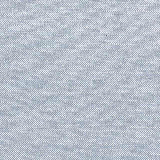 Pale powder-blue and grey fabric with a fine diagonal woven texture