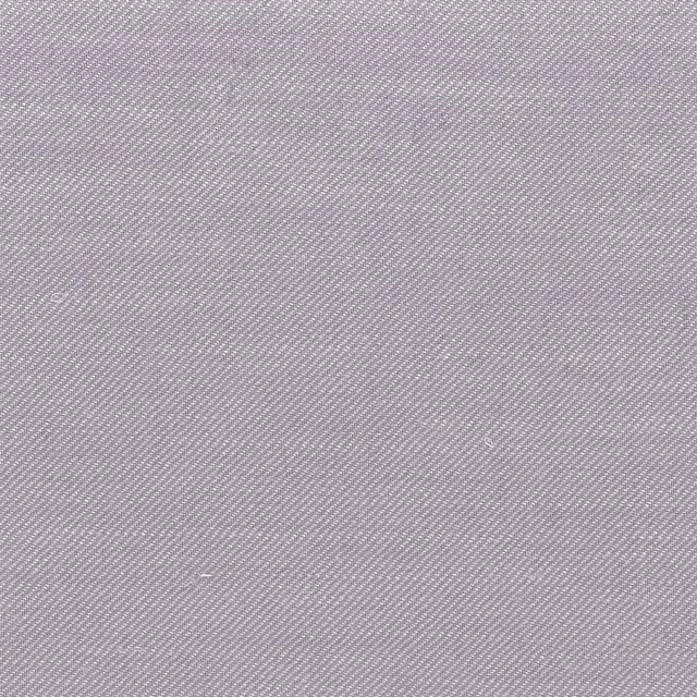 Pale cool lilac textile with a fine diagonal micro-weave and greyed surface