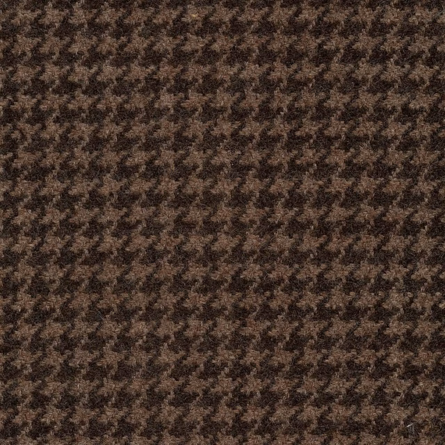 Deep peat-brown textile with a dense small-scale mottled surface and soft raised texture