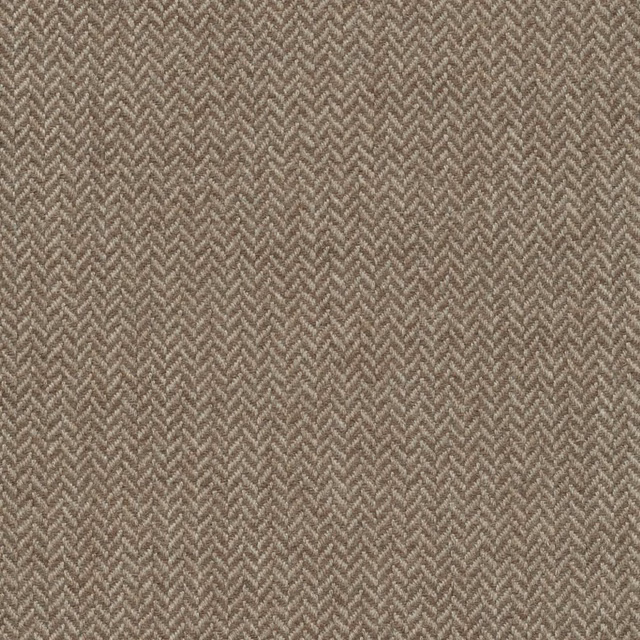 Sand-beige woven fabric with fine taupe chevron rows and a softly textured surface