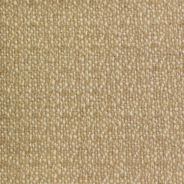 Warm cashew beige woven swatch with chunky slub texture and subtle taupe variation