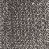 Close-up of dark chestnut brown woven fabric with charcoal flecks and nubby texture