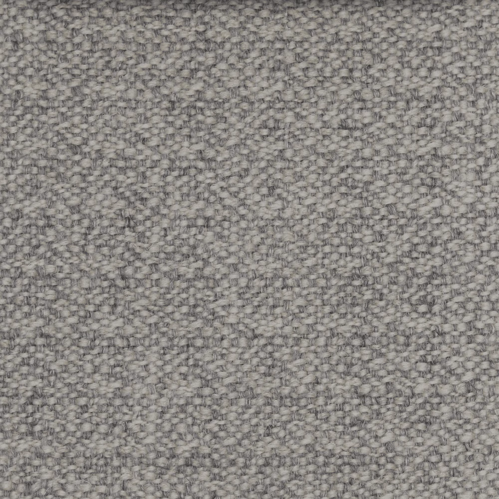 Close-up of mottled cool grey textile with a small-scale nubby woven texture