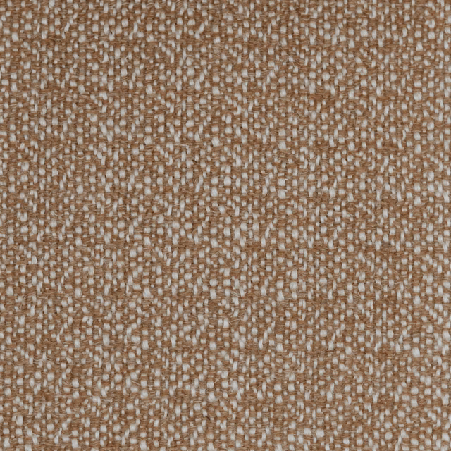 Warm ginger-brown woven textile with cream flecks and irregular small-scale texture