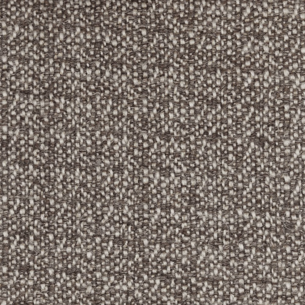 Mottled taupe-grey woven fabric with dense nubby texture and pale flecks