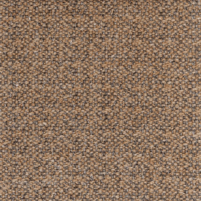 Warm nutmeg-brown chunky weave with charcoal, cream and brown flecks