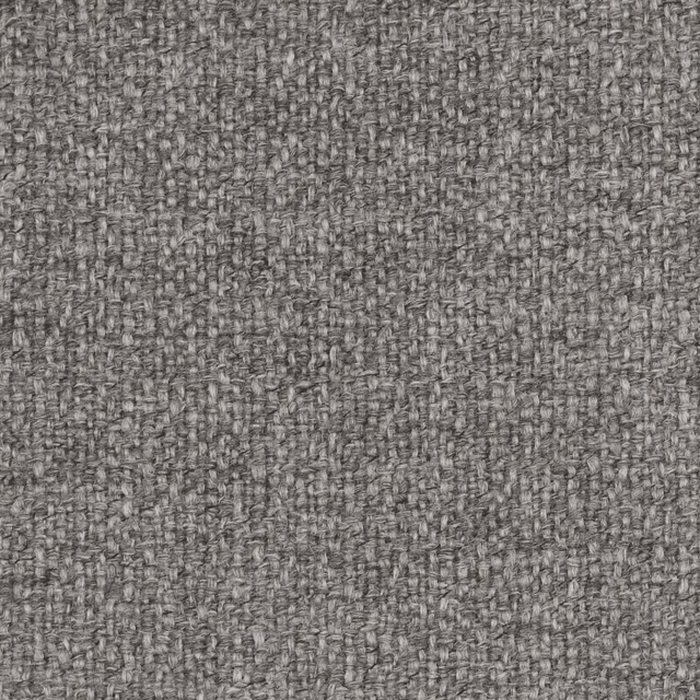 Close-up of charcoal-grey marl fabric with a dense, irregular woven texture