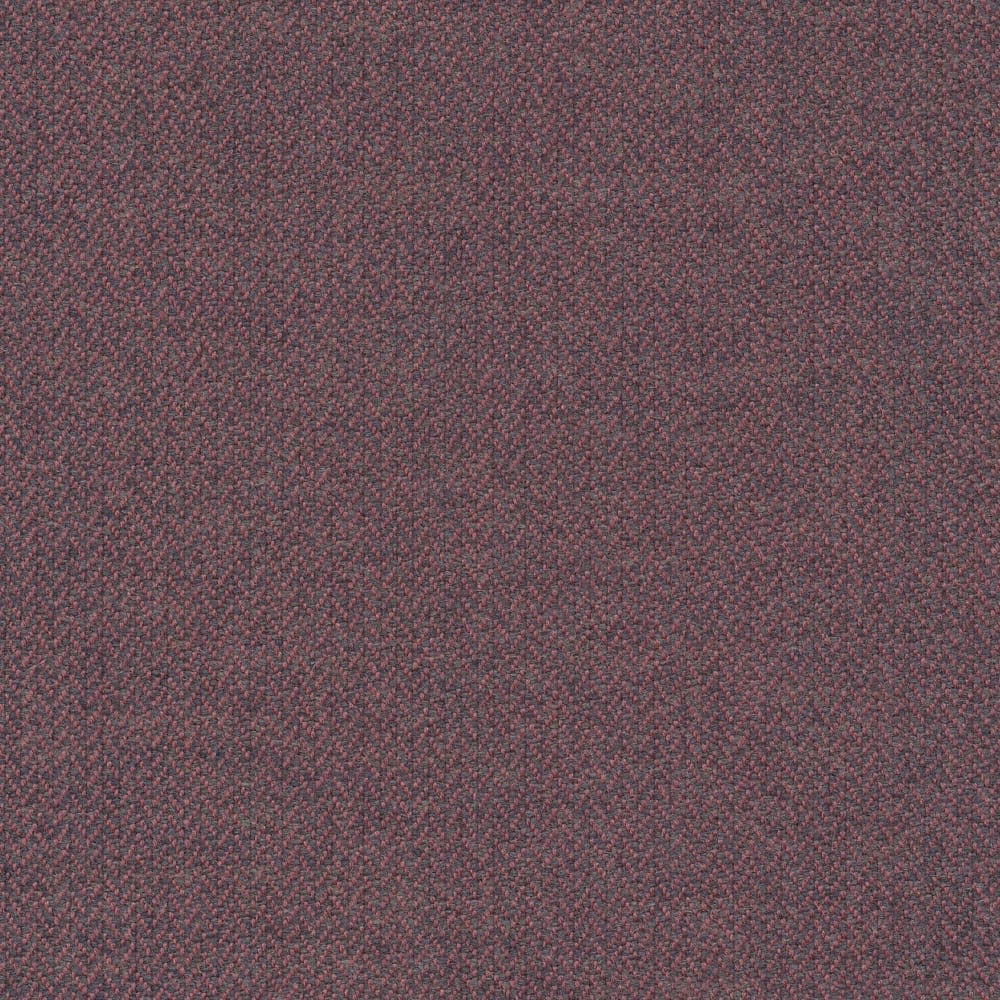 Close-up of muted berry-mauve fabric with charcoal flecks and a fine granular weave