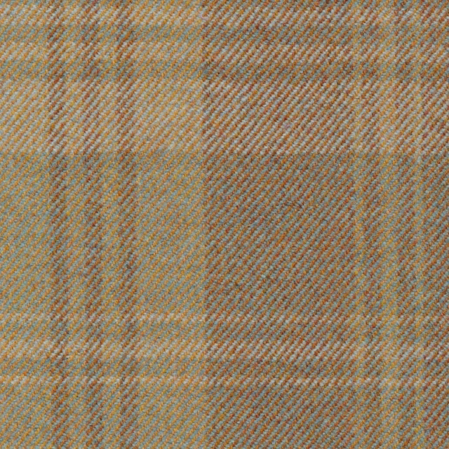 Moss-green herringbone weave with warm tan and rust flecks