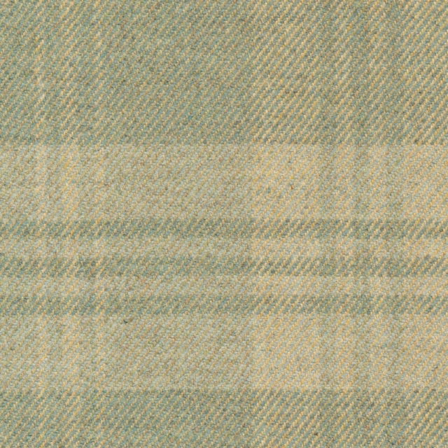Pale opal green and cream herringbone weave with fine diagonal texture and warm beige flecks