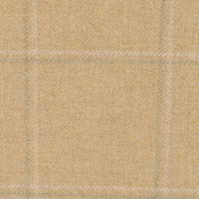 Warm oat-beige herringbone weave with pale windowpane lines and subtle tonal texture