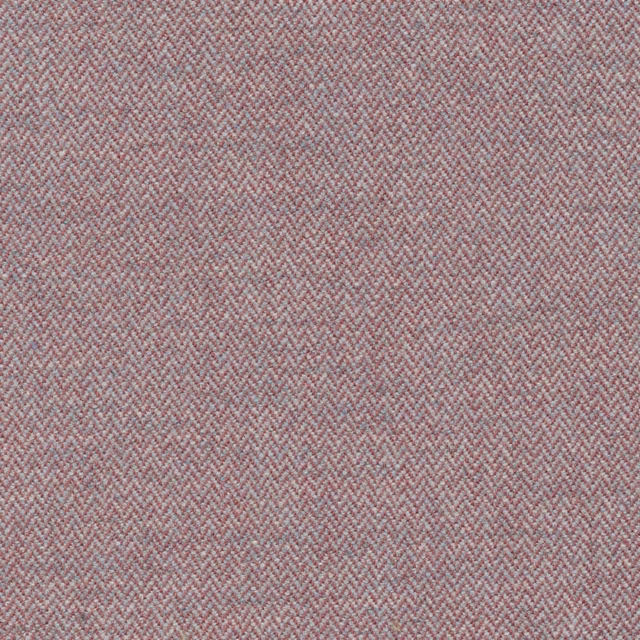 Dusty sloe-pink herringbone weave with fine grey flecks and soft texture
