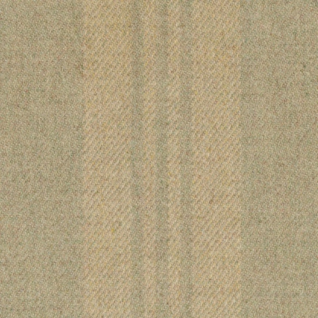 Muted sage and beige vertical stripe with a fine herringbone weave