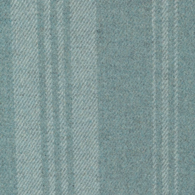 Muted aqua-teal vertical stripe with softly raised herringbone woven texture