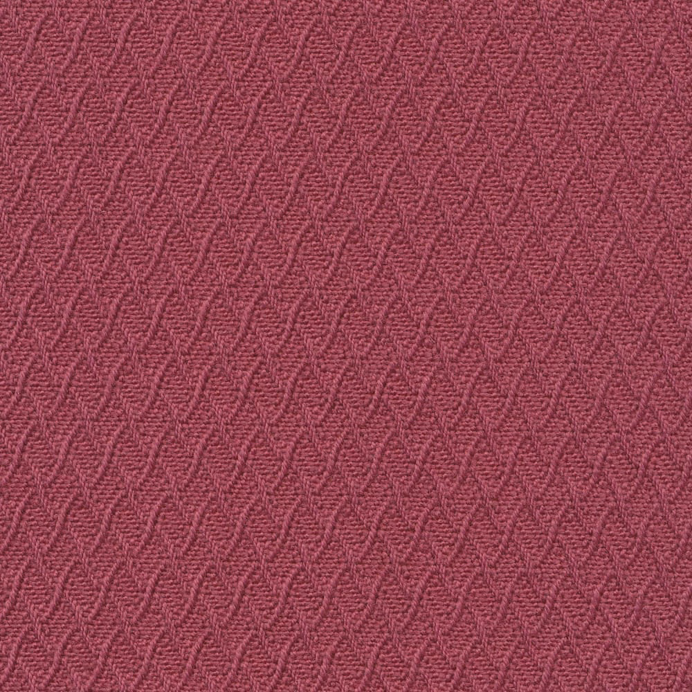 Muted orchid-berry woven fabric with repeating fine wave texture