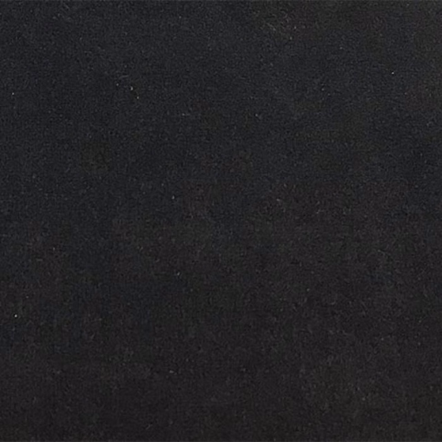 Deep anthracite-black plain fabric swatch with a fine subtle weave