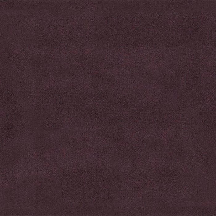 Close-up of a deep aubergine plain weave fabric swatch with a matte finish