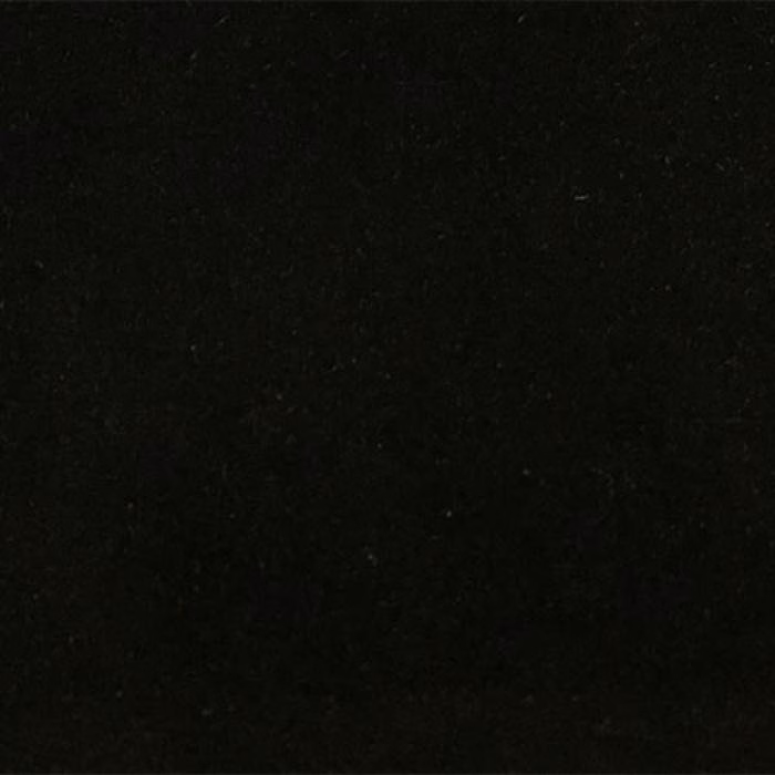 Deep matte black plain fabric swatch with a subtle soft texture