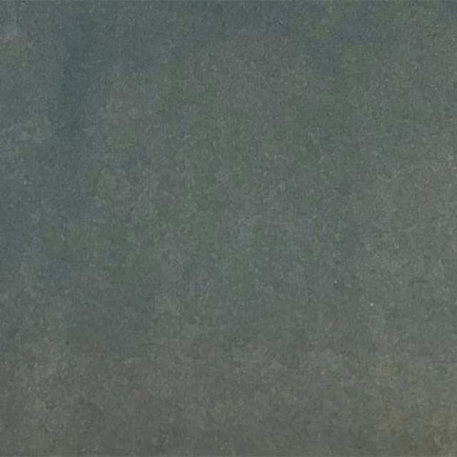 Muted blue-green plain fabric swatch with a soft mottled texture