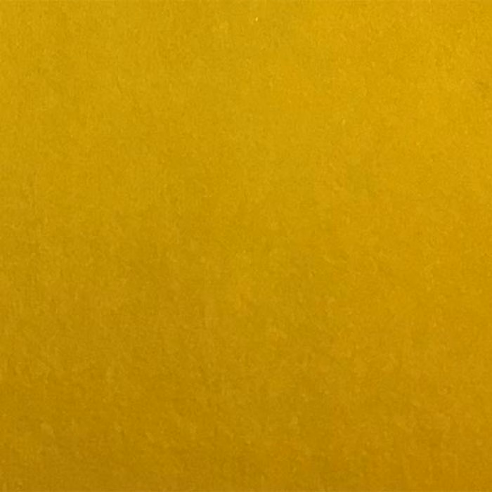 Close-up of plain buttercup yellow fabric with a smooth, soft-textured finish