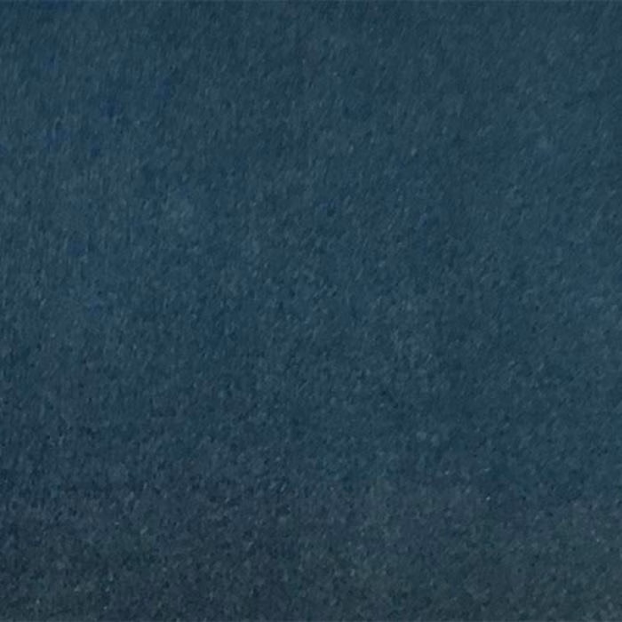 Deep cadet blue plain fabric swatch with a soft, matte texture