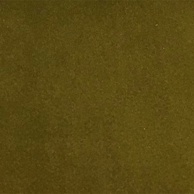 Solid mossy olive-green fabric swatch with a soft, velvety finish