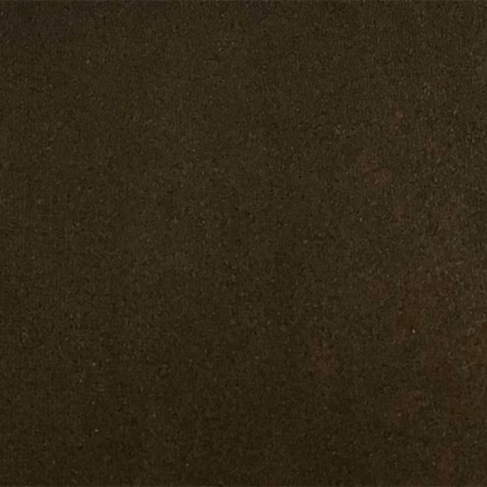 Dark chocolate-brown plain fabric swatch with a smooth, dense finish