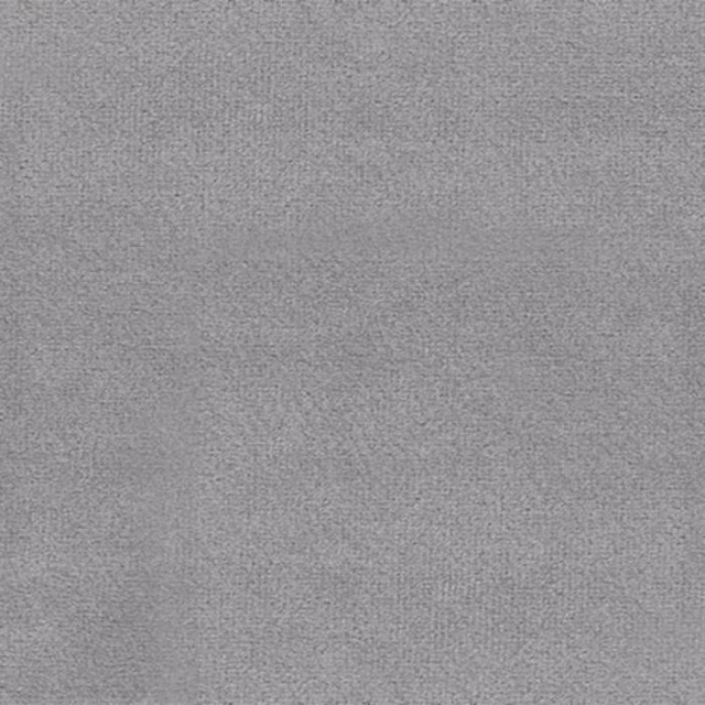 Close-up of a soft fossil grey plain-woven upholstery fabric swatch