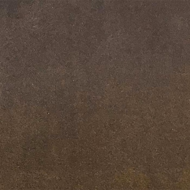 Close-up of a deep taupe-brown plain woven fabric with a soft matte texture