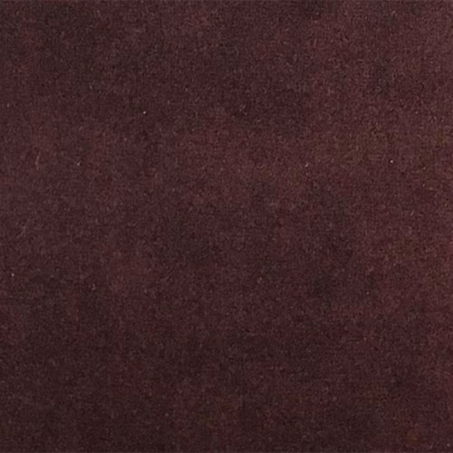 Deep burgundy heathered plain fabric with a soft matte texture