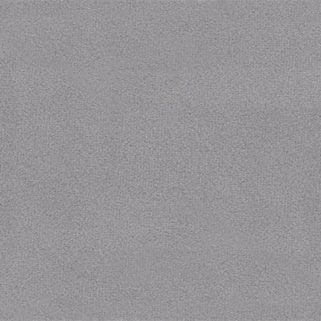 Close-up of a smooth pewter grey plain fabric with a fine matte texture.