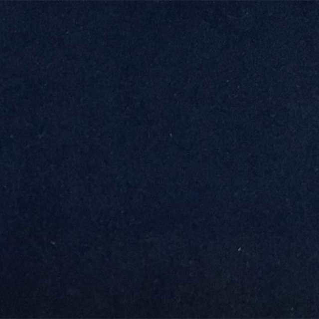 Deep plain Prussian blue fabric swatch with a smooth, matte finish