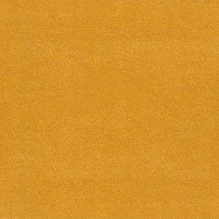 Golden pumpkin plain fabric swatch with a fine smooth texture