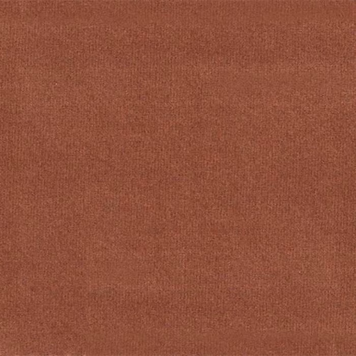Solid warm rust terracotta plain fabric with a fine matte weave