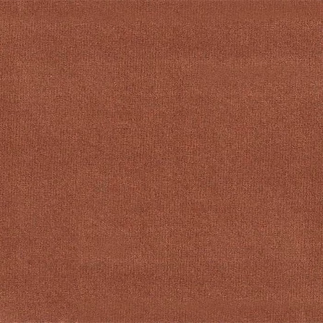 Solid warm rust terracotta plain fabric with a fine matte weave
