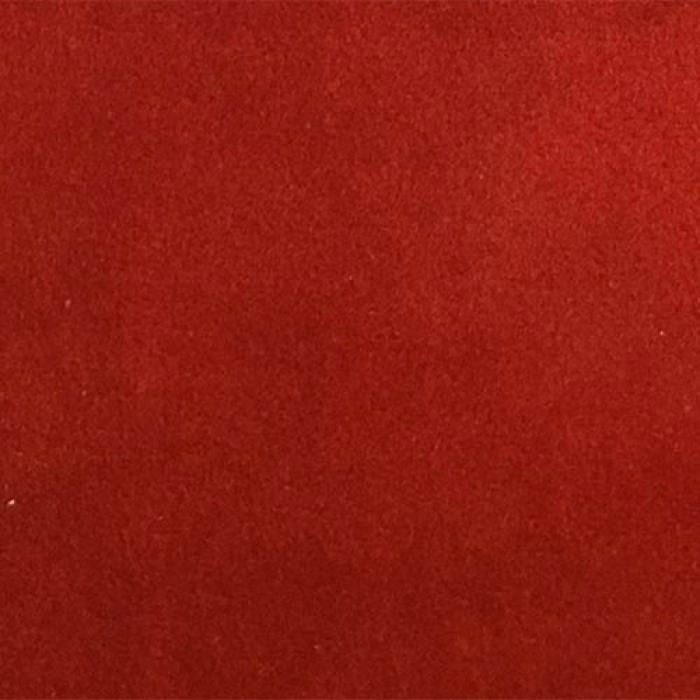 Deep burnt red plain fabric swatch with a soft, matte-looking surface