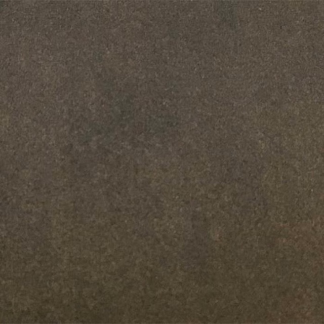 Deep steel grey plain fabric swatch with a soft matte texture