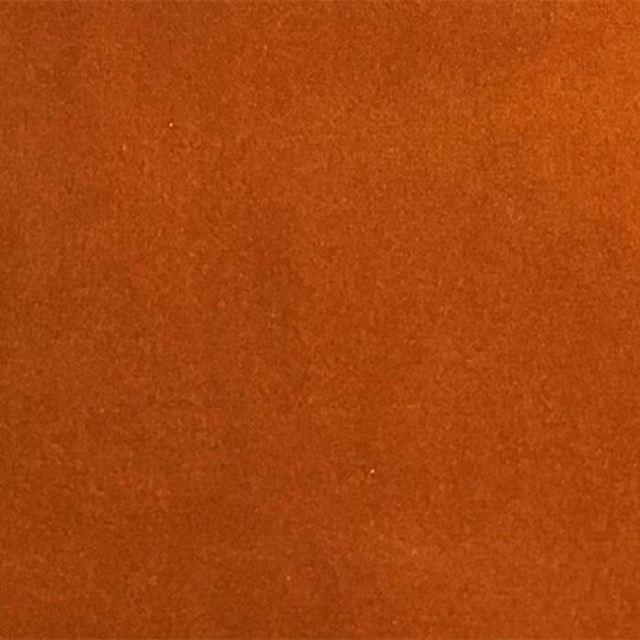 Solid tangerine-orange fabric swatch with a soft matte, brushed texture