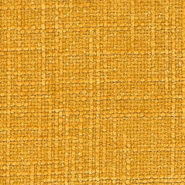 Close-up of a honey-gold textured plain weave fabric with a nubby surface