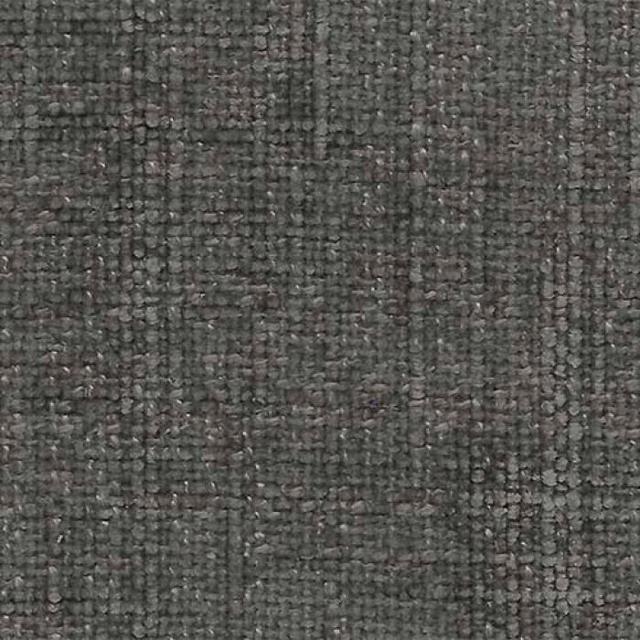 Close-up of deep lead-grey woven plain fabric with a textured nubby surface