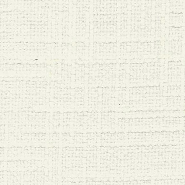 Close-up of a soft cream woven plain fabric with subtle textured grid