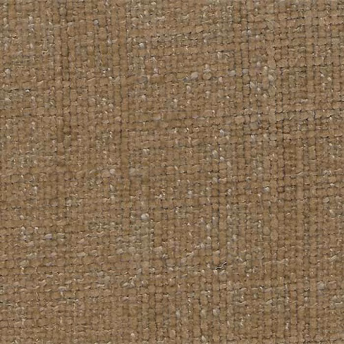 Close-up of warm nutmeg-brown plain weave fabric with subtle flecked texture