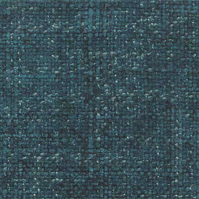Close-up of a deep peacock teal plain weave with a softly speckled texture