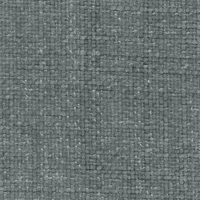 Close-up of a cool pewter grey woven plain fabric with fine textured flecks