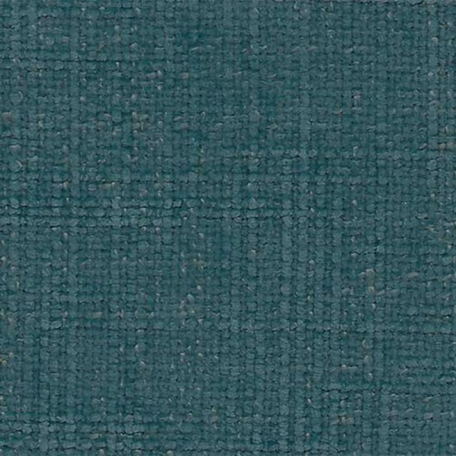 Deep muted teal woven plain fabric with a compact textured surface
